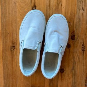 Mint Green Vans Slip-Ons